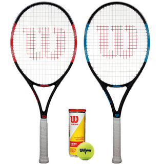 Wilson Elite 105 2 Player Tennis Racket Starter Set Including Balls